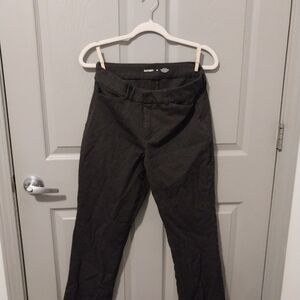 Old Navy High-Rise Pixie Straight Pants - Dark Gray